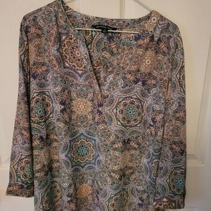 Ladies blouse quarter sleeve